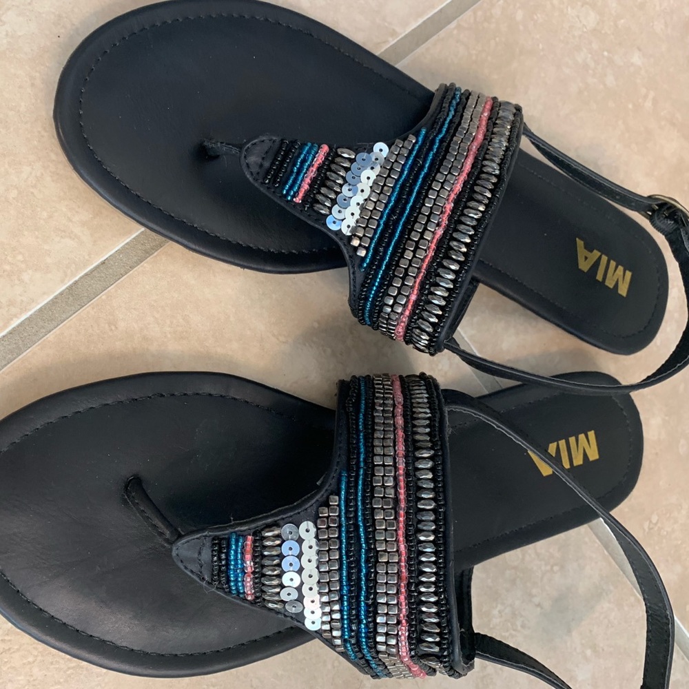 COPY - Ladies sequined sandals